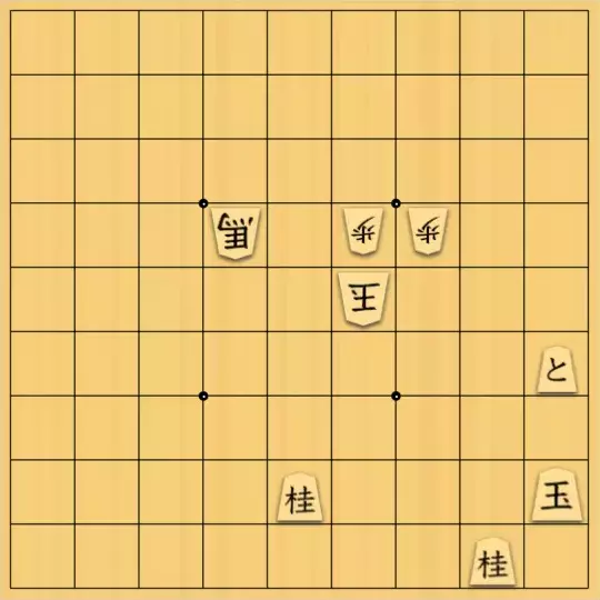 コセさんが投稿した詰将棋「#77 （中級・衝立協力詰 7手（指し直し上限 0回））」のサムネイル画像