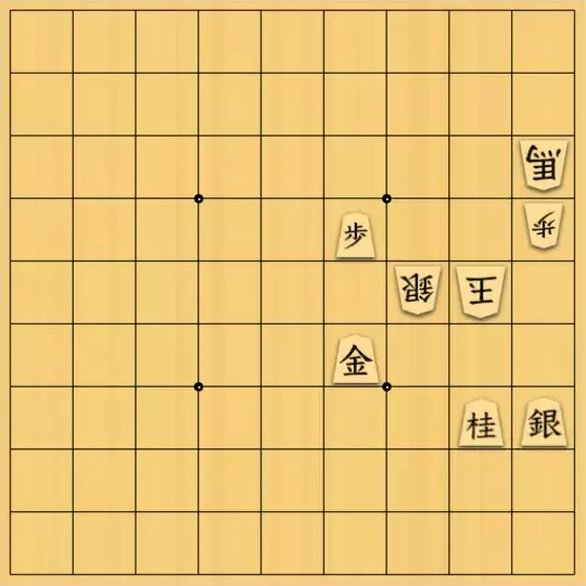 じんぽんチャンネルさんが投稿した詰将棋「№0750_240506_7手詰 追っ掛け再生」のサムネイル画像