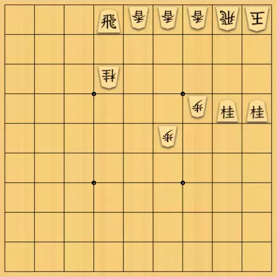 justiceさんが投稿した詰将棋「9手詰(初級)」のサムネイル画像