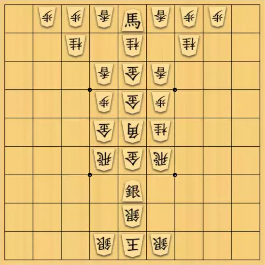 ルービックキューブさんが投稿した詰将棋「左右対称」のサムネイル画像