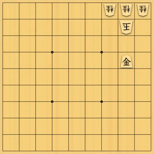 しゅんちゃむさんが投稿した詰将棋「桂づくし」のサムネイル画像