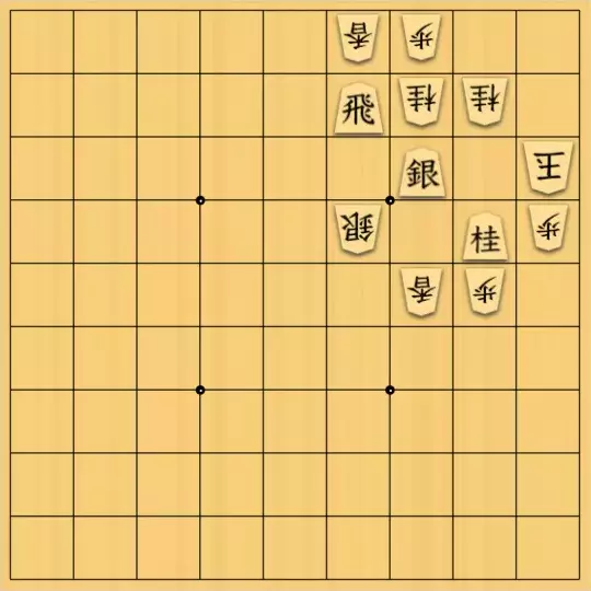 mellow8さんが投稿した詰将棋「3枚桂」のサムネイル画像