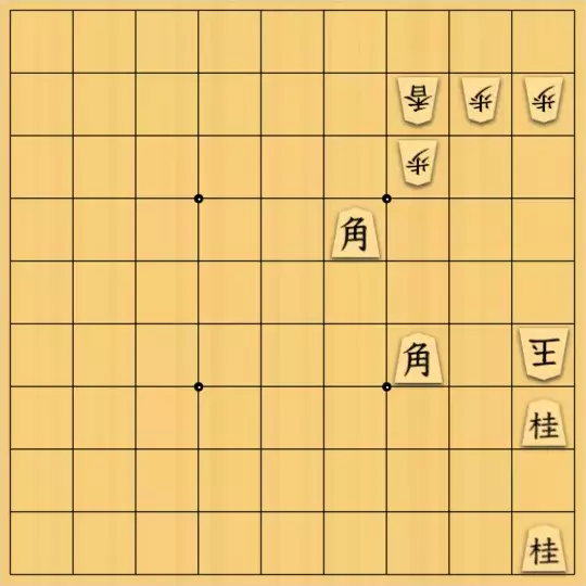じんぽんチャンネルさんが投稿した詰将棋「№0678_240205_7手詰角桂」のサムネイル画像