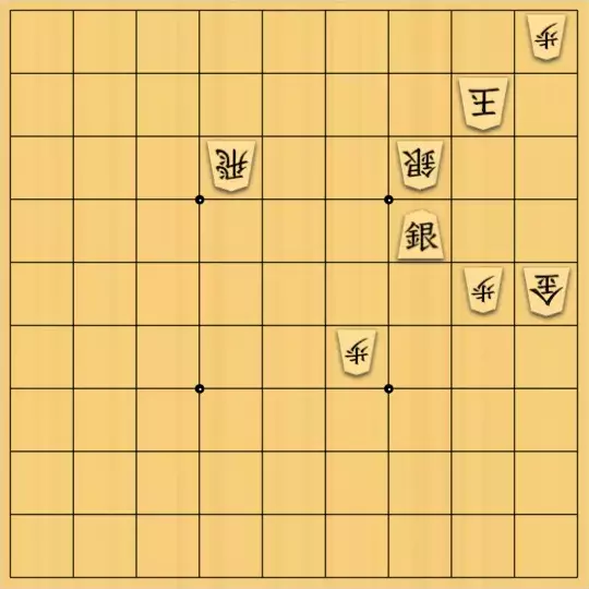 こきょうていさんが投稿した詰将棋「9手詰(孤立無援)」のサムネイル画像