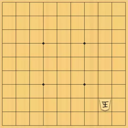 占魚亭さんが投稿した詰将棋「騎王協力詰 17手」のサムネイル画像