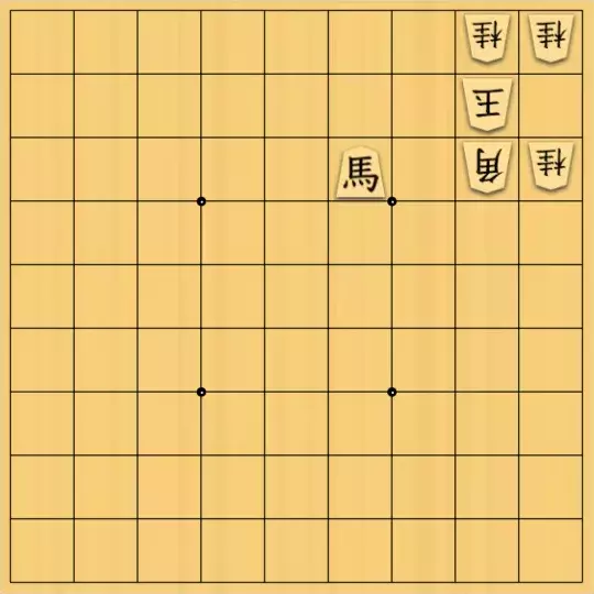 大林満さんが投稿した詰将棋「桂馬で決める」のサムネイル画像