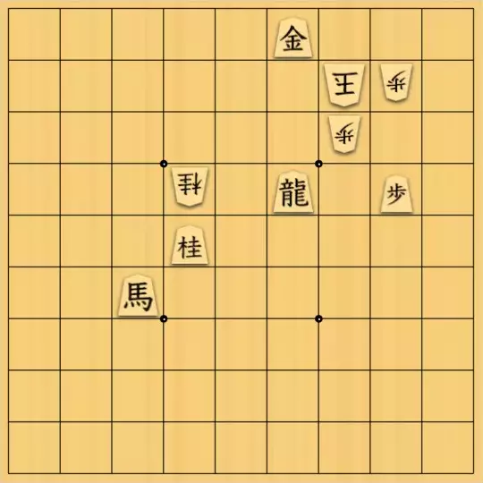 ぎんざけ。さんが投稿した詰将棋「自作詰将棋No.062 桂の使い方」のサムネイル画像