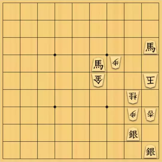 Haruさんが投稿した詰将棋「Två hästar」のサムネイル画像