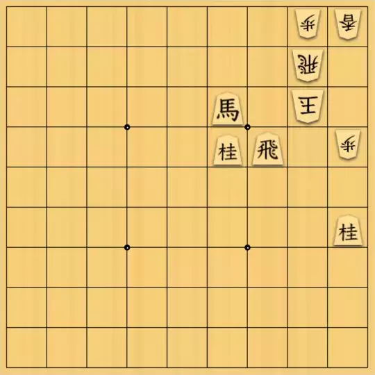 justiceさんが投稿した詰将棋「9手詰(中級)」のサムネイル画像