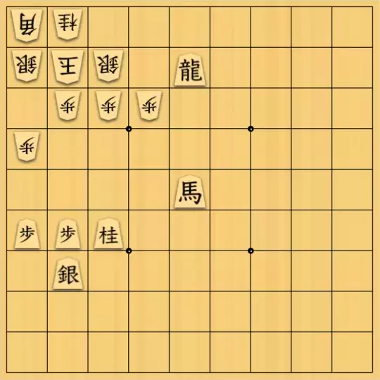 たいやきさんが投稿した詰将棋「桂馬で追い詰め」のサムネイル画像